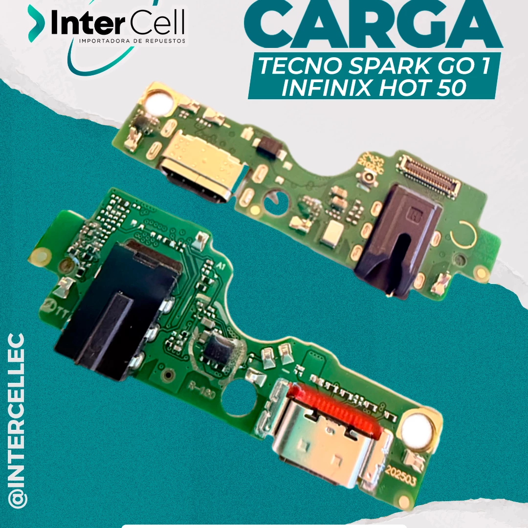 PLACA DE CARGA TECNO SPARK GO 1/INFINIX HOT 50