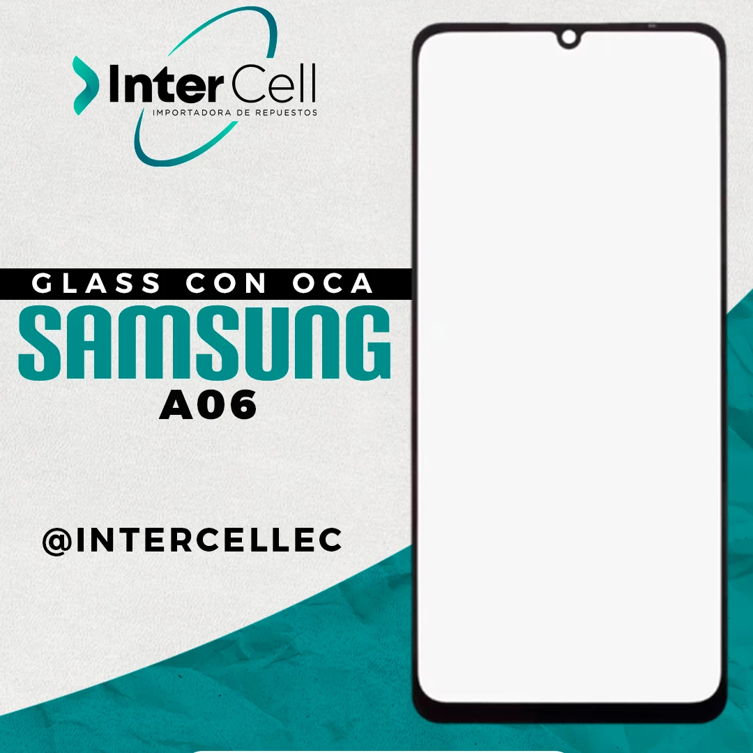 GLASS CON OCA SAMSUNG A06