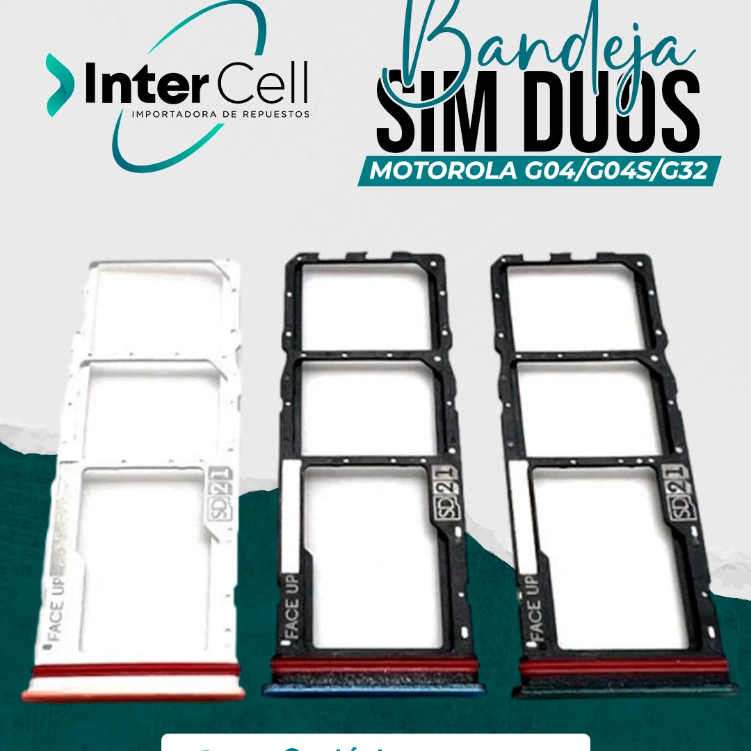 BANDEJA SIM MOTOROLA G04/G04S/G32