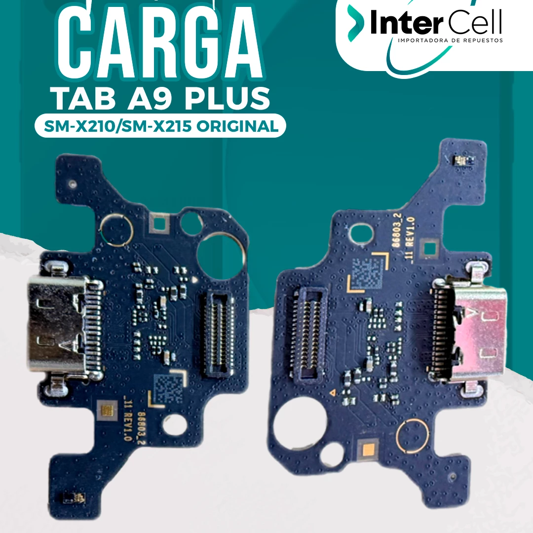 PLACA DE CARGA TAB A9 PLUS SM-X210/SM-X215 (ORIGINAL)