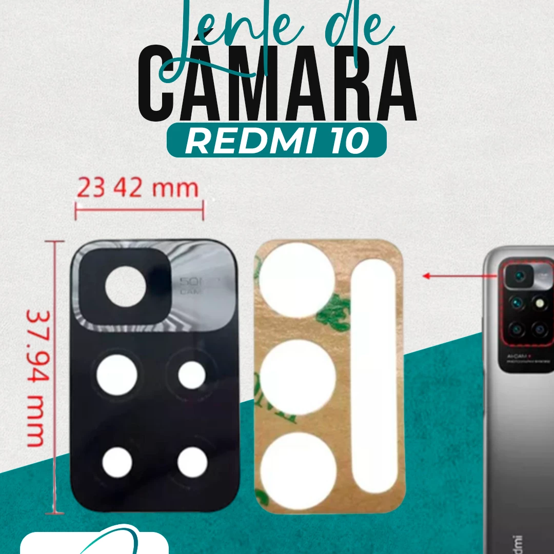 LENTE DE CAMARA REDMI 10
