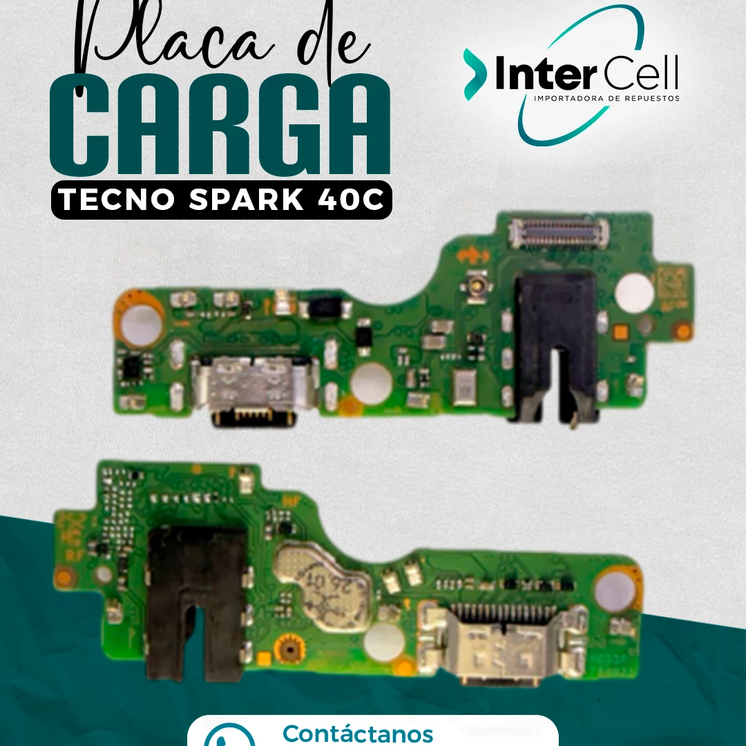 PLACA DE CARGA TECNO SPARK 40C ORIGINAL