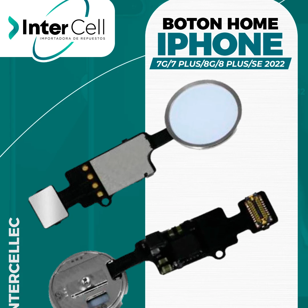 BOTON HOME IPHONE 7G/7 PLUS/8G/8 PLUS/SE 2022