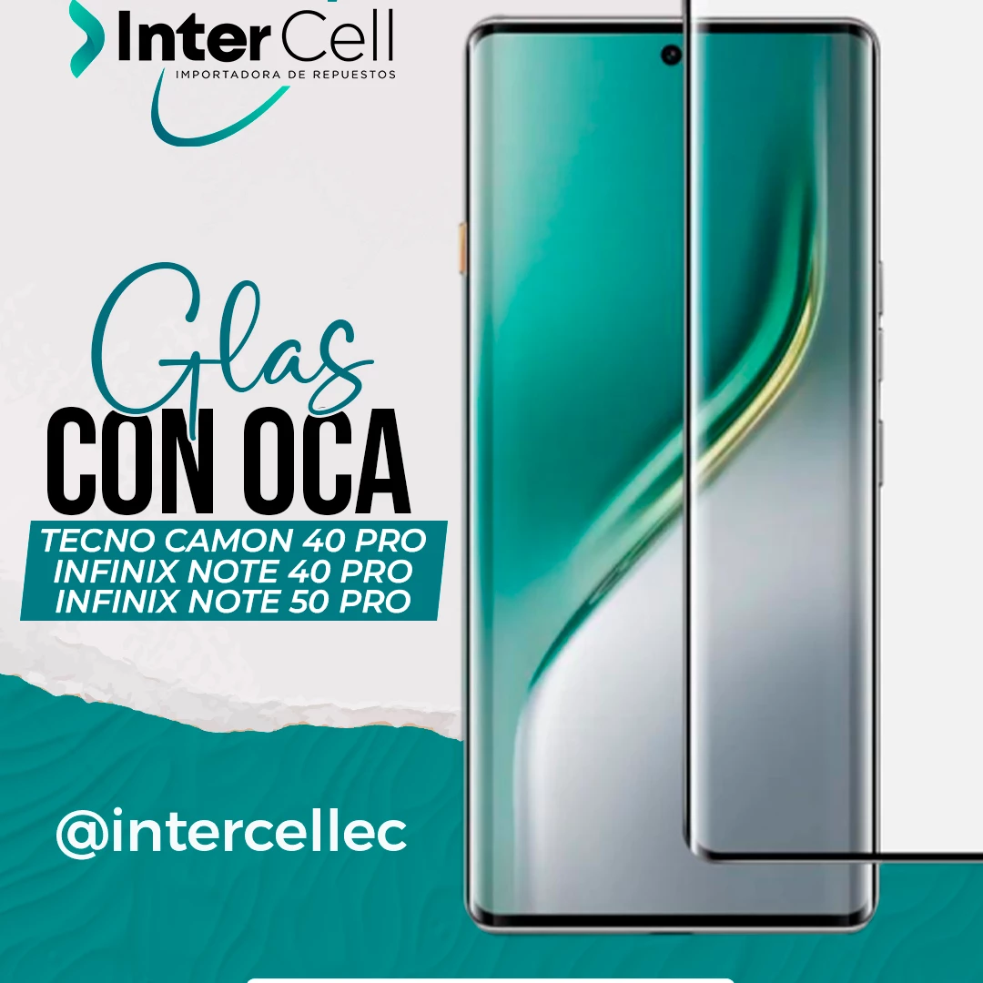 GLASS+OCA INFINIX NOTE 40 PRO/NOTE 50 PRO/CAMON 40 PRO