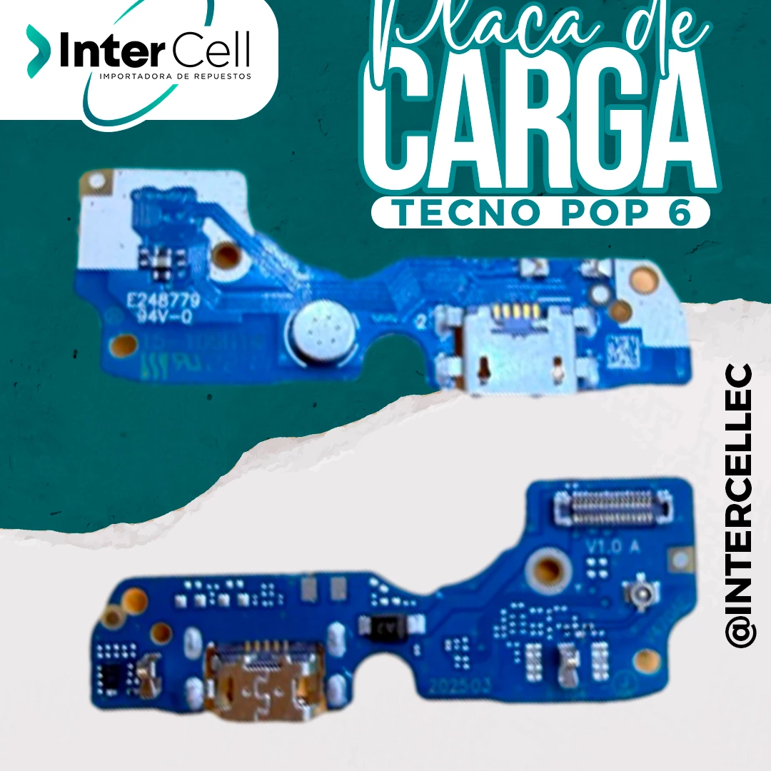 PLACA DE CARGA TECNO POP 6