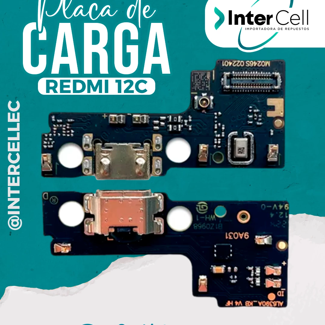 PLACA DE CARGA REDMI 12C (ORIGINAL)