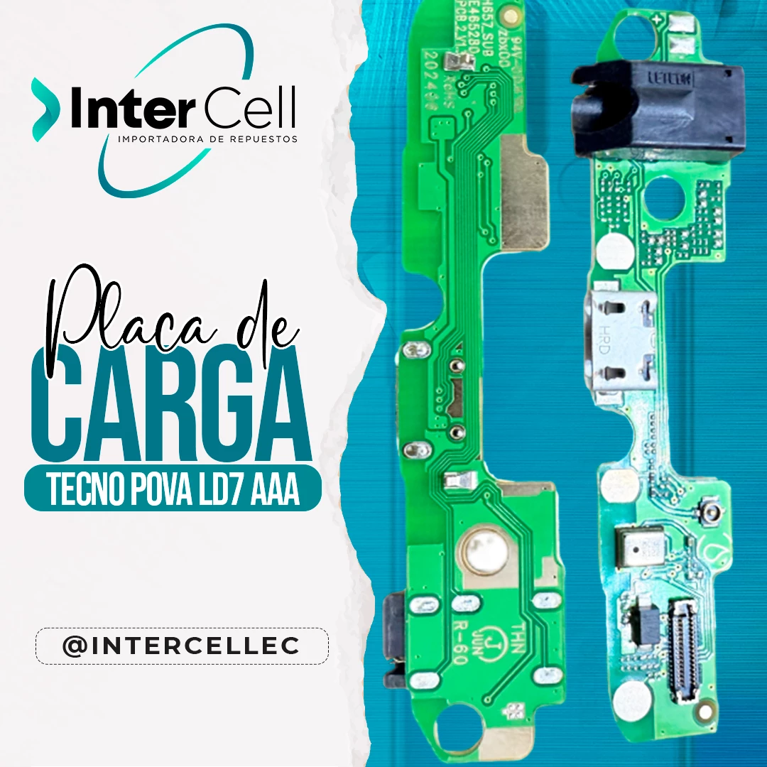 PLACA DE CARGA TECNO POVA LD7 (AAA)