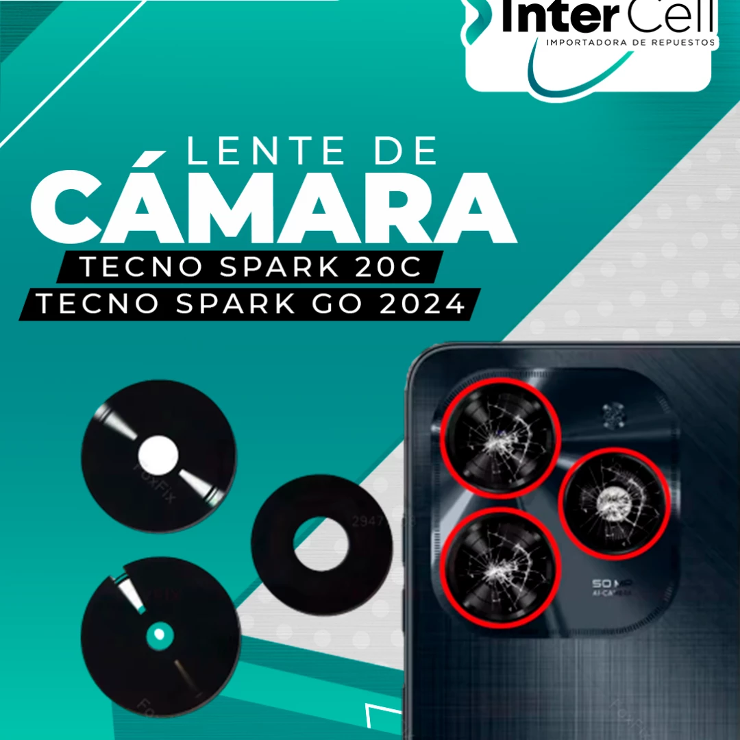 LENTE DE CAMARA TECNO SPARK GO 2024/SPARK 20C