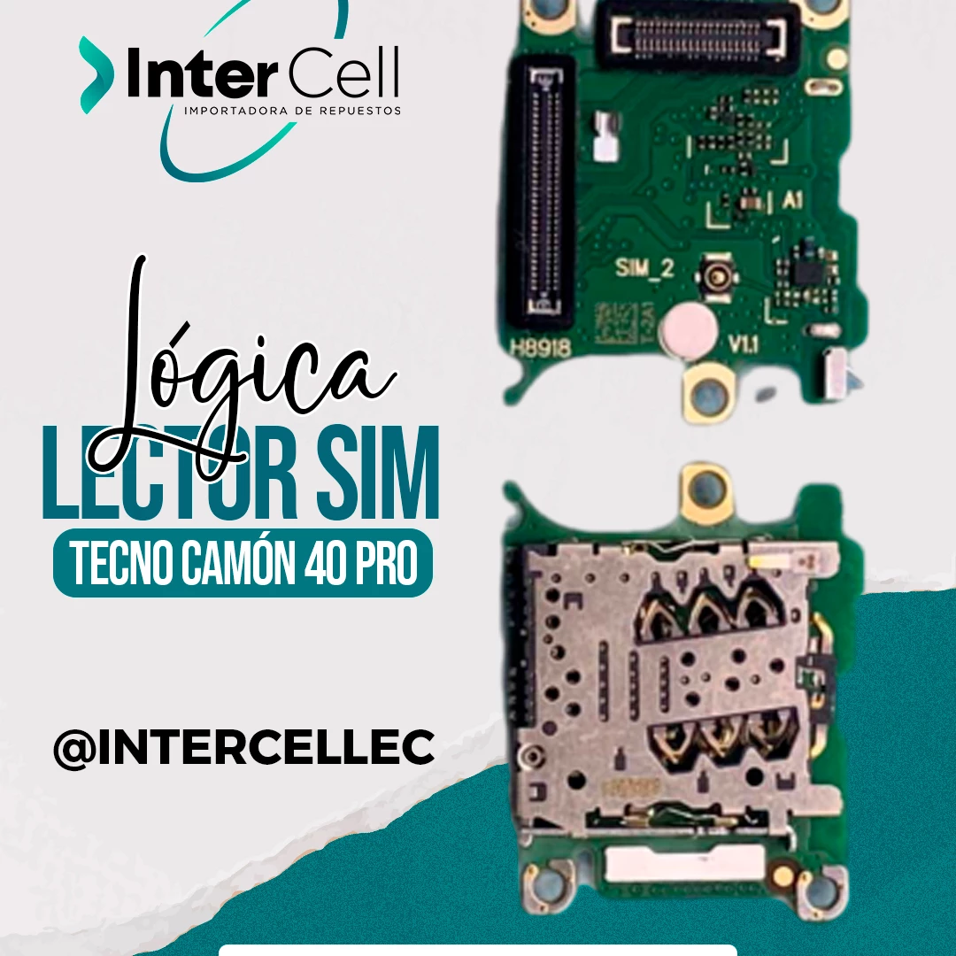 PLACA LECTOR SIM TECNO CAMON 40 PRO