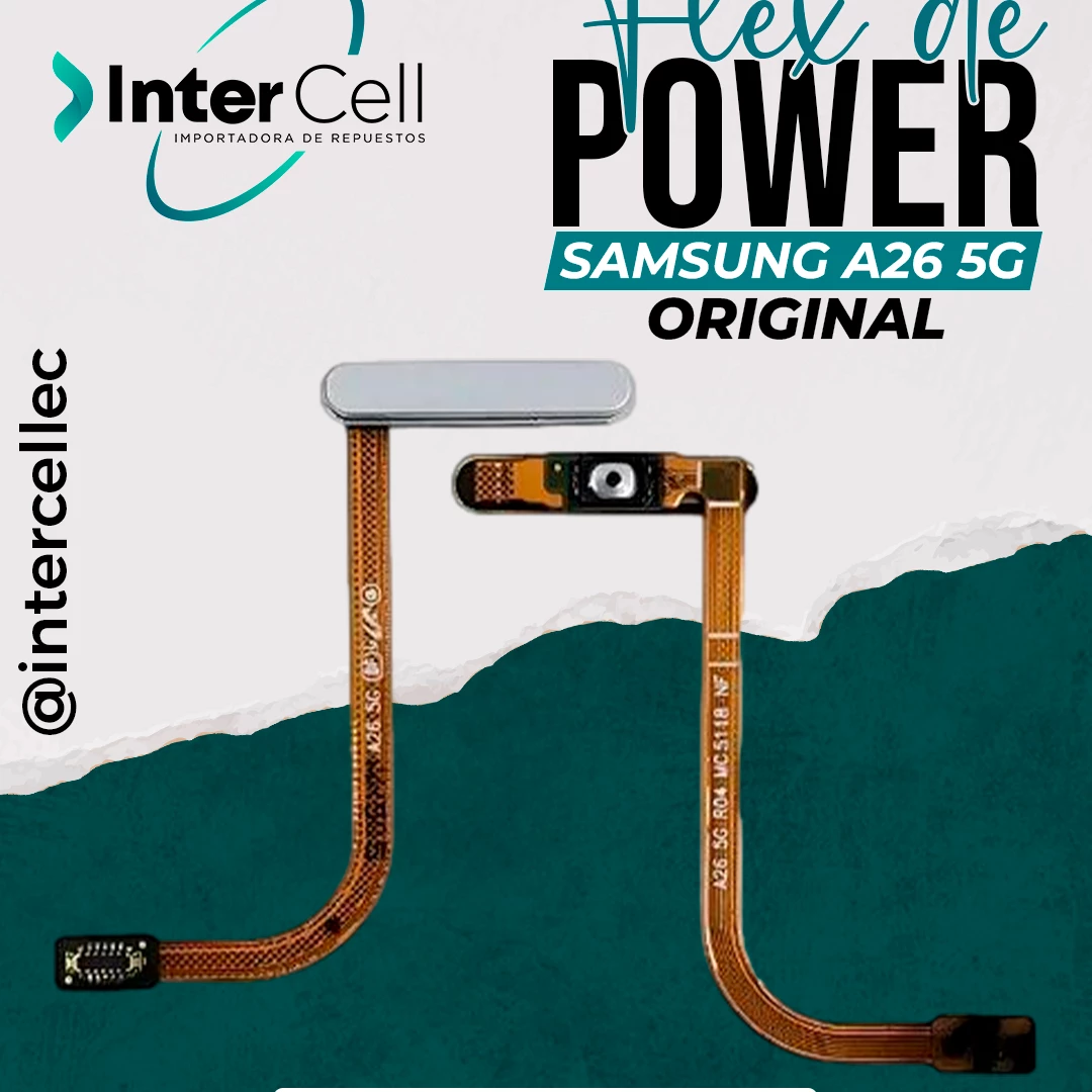 FLEX DE POWER+HUELLA SAMSUNG A26 5G (ORIGINAL)