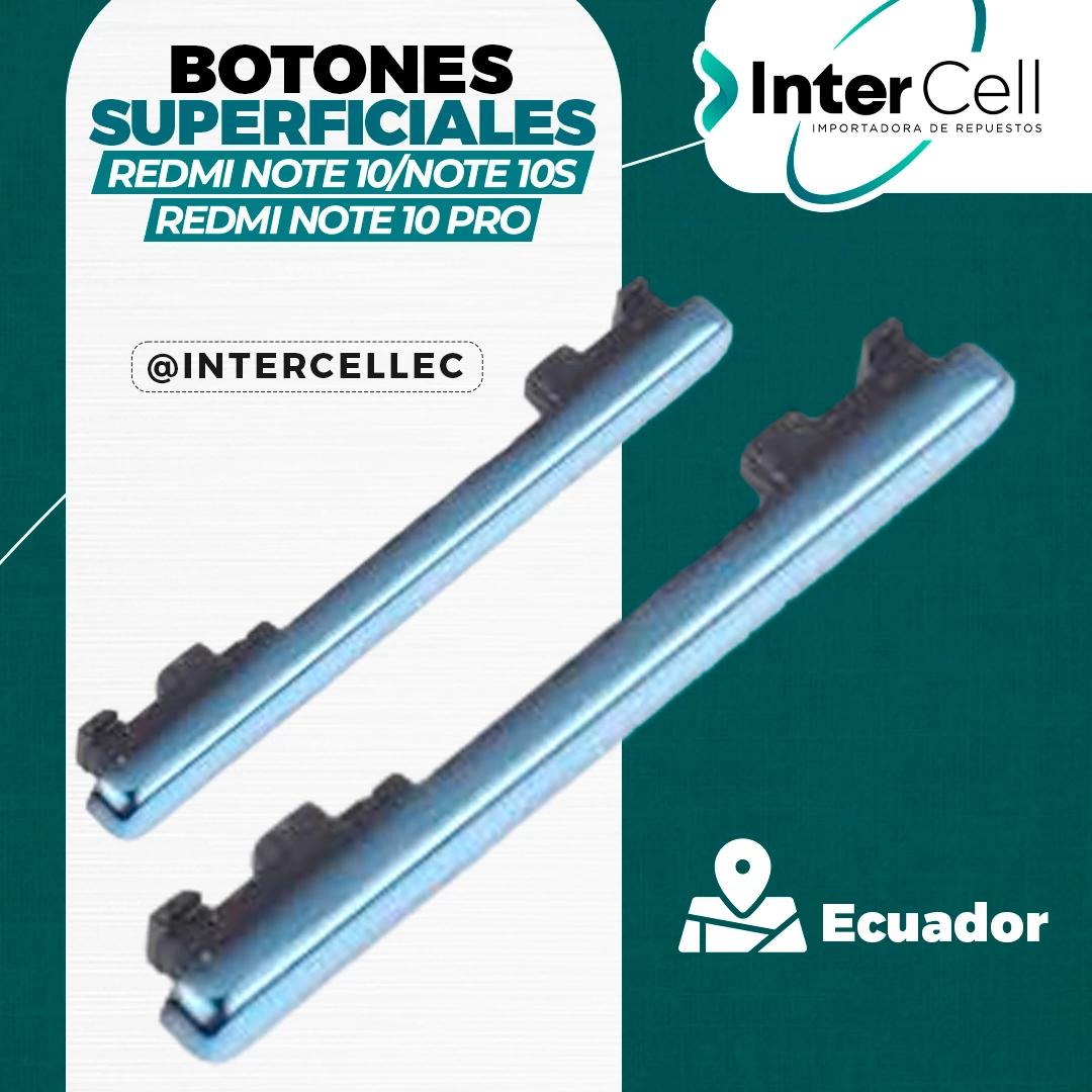 BOTONES REDMI NOTE 10/NOTE 10S