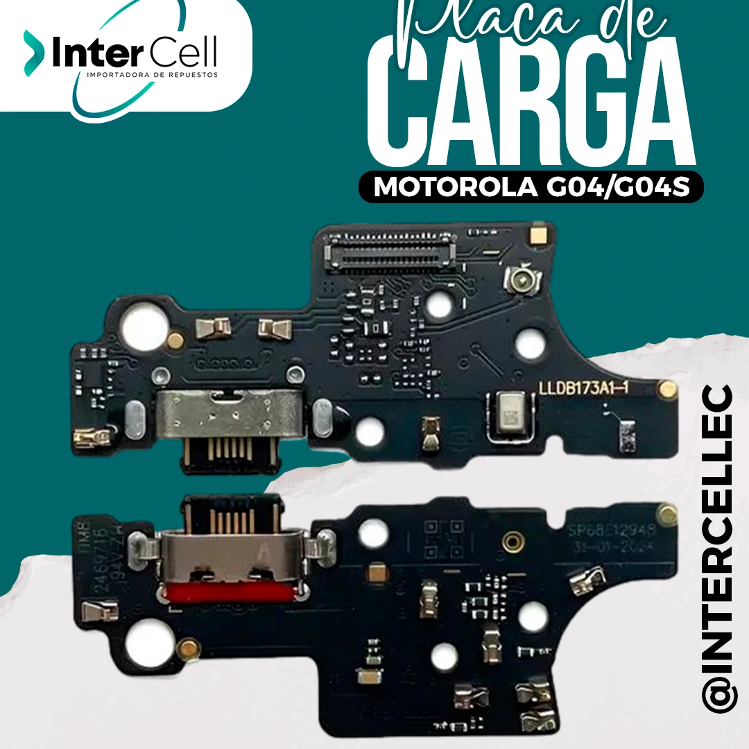 PLACA DE CARGA MOTOROLA G04/G04S