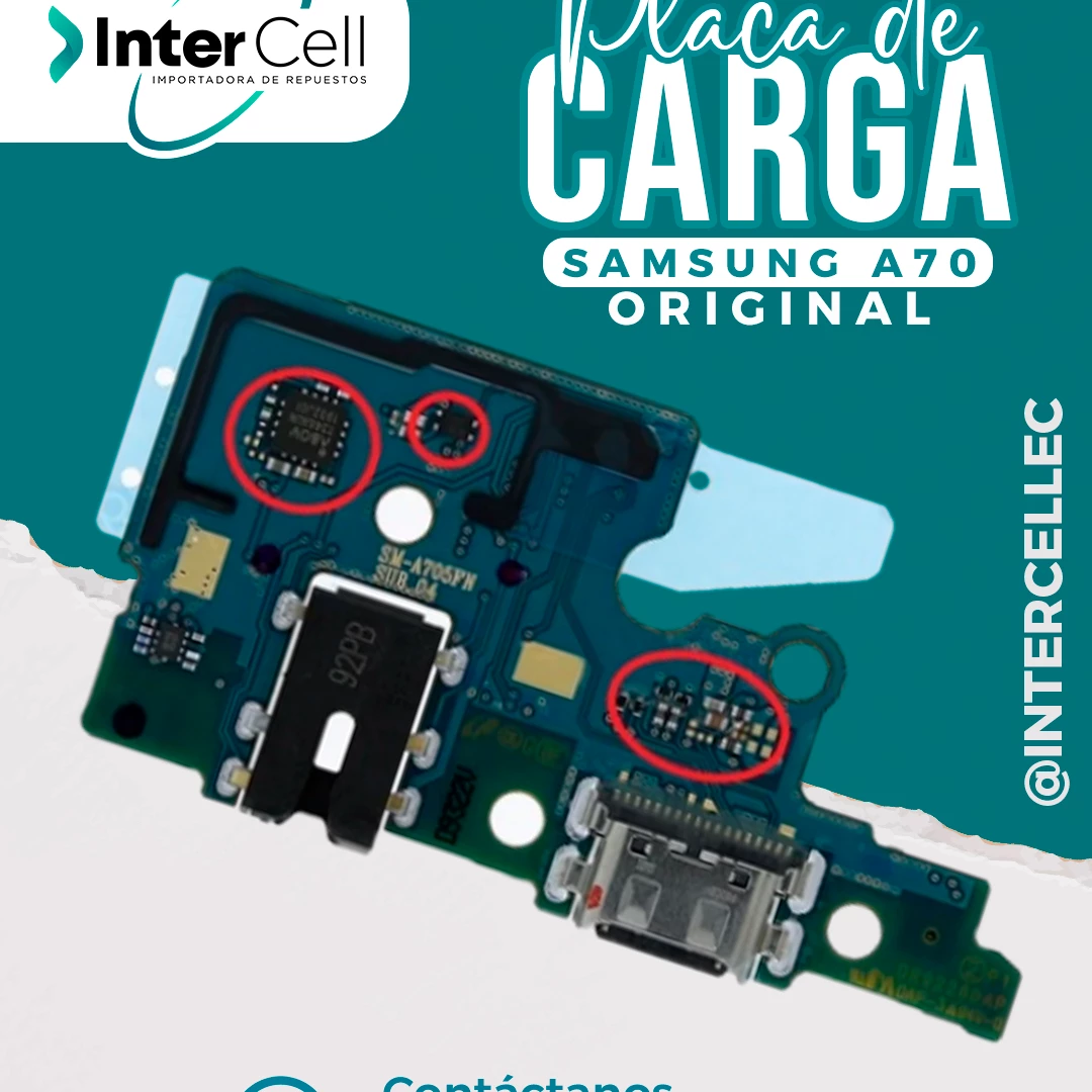 PLACA DE CARGA SAMSUNG A70 (ORIGINAL)