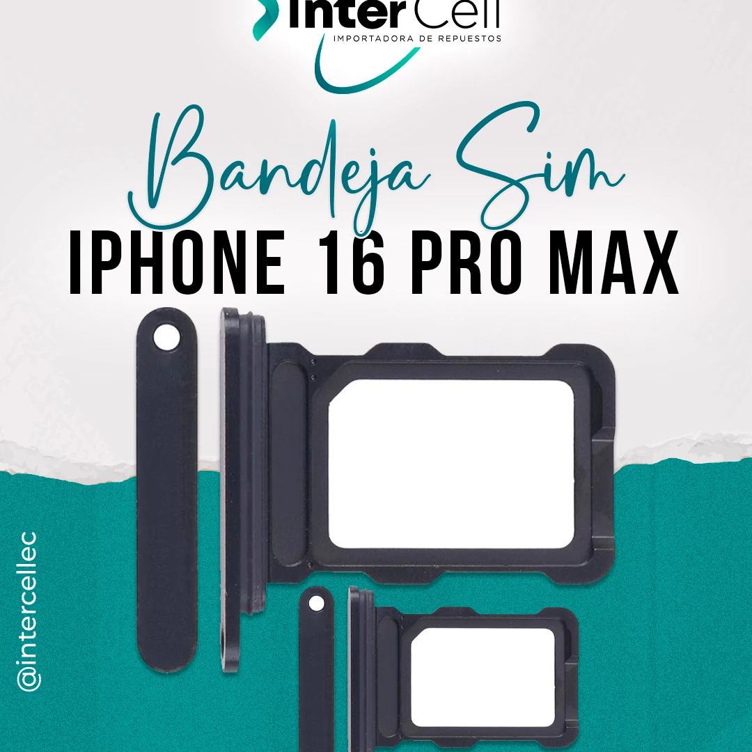 BANDEJA SIM IPHONE 16 PRO MAX