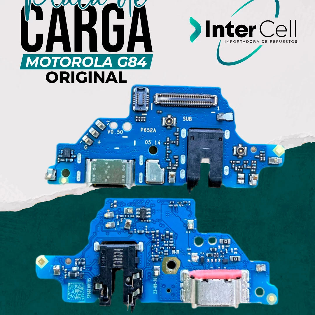 PLACA DE CARGA MOTOROLA G84 (ORIGINAL)