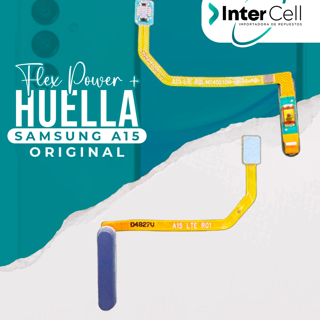 FLEX DE POWER+HUELLA SAMSUNG A15 (ORIGINAL)