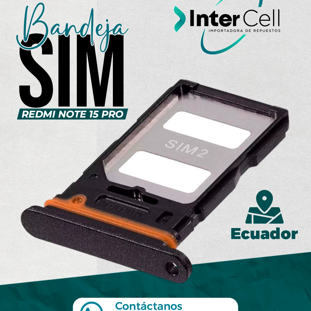 BANDEJA SIM REDMI NOTE 15 PRO