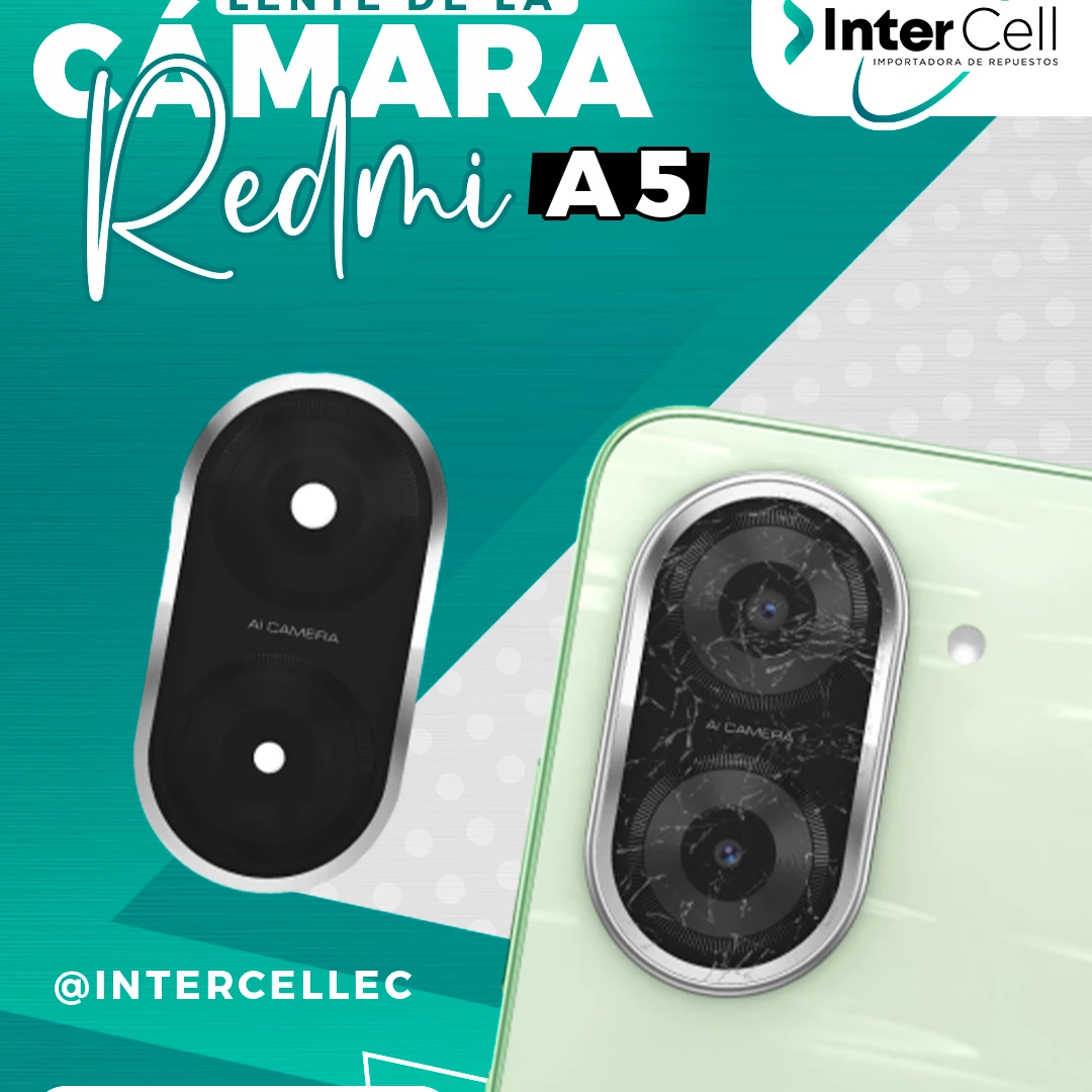 LENTE DE CAMARA REDMI A5