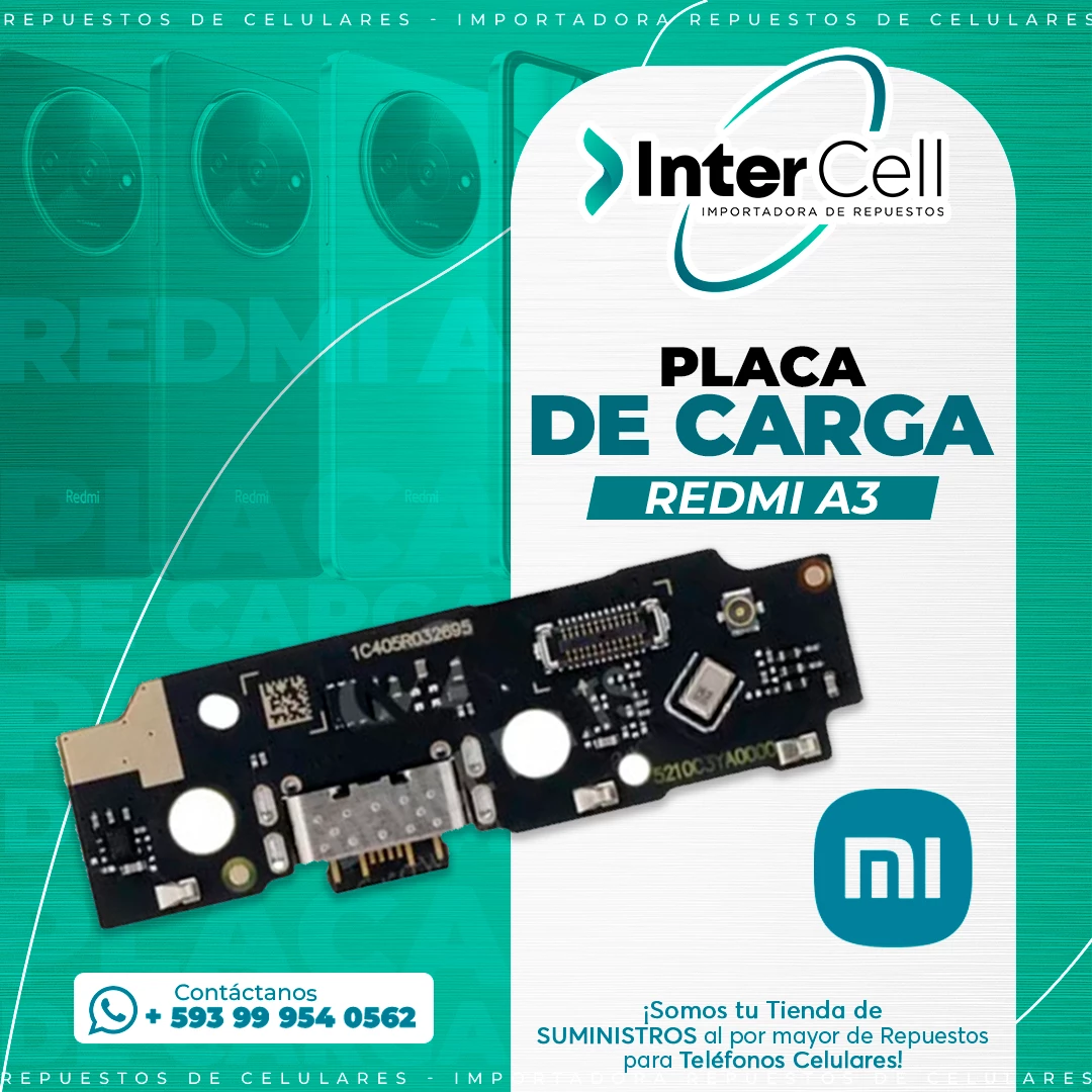 PLACA DE CARGA REDMI A3 ORIGINAL