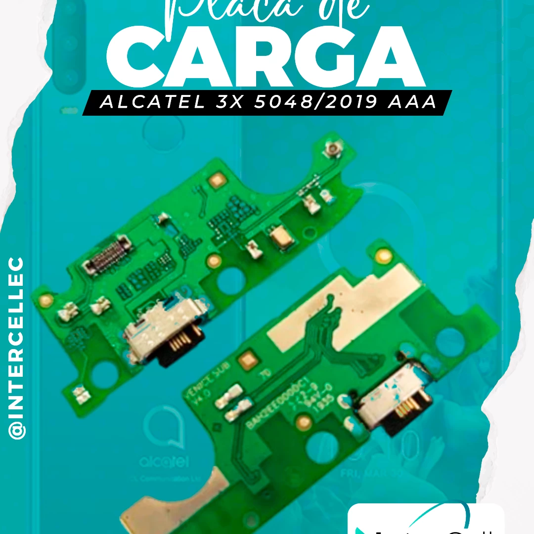 PLACA DE CARGA ALCATEL 3X 5048/2019 (AAA)