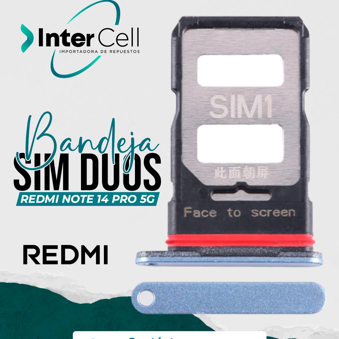 BANDEJA SIM REDMI NOTE 14 PRO 5G
