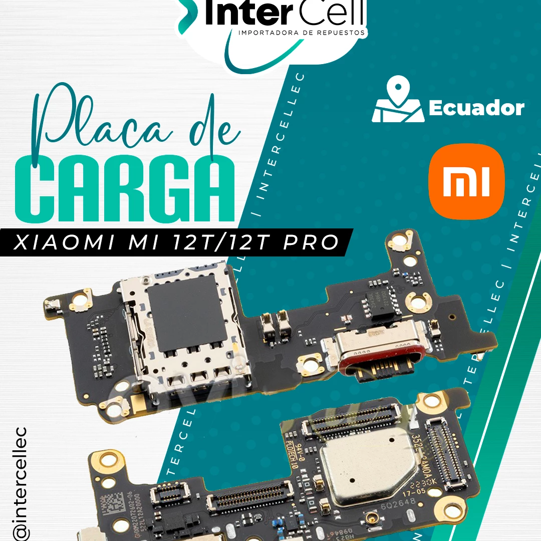 PLACA DE CARGA XIAOMI MI 12T/12T PRO