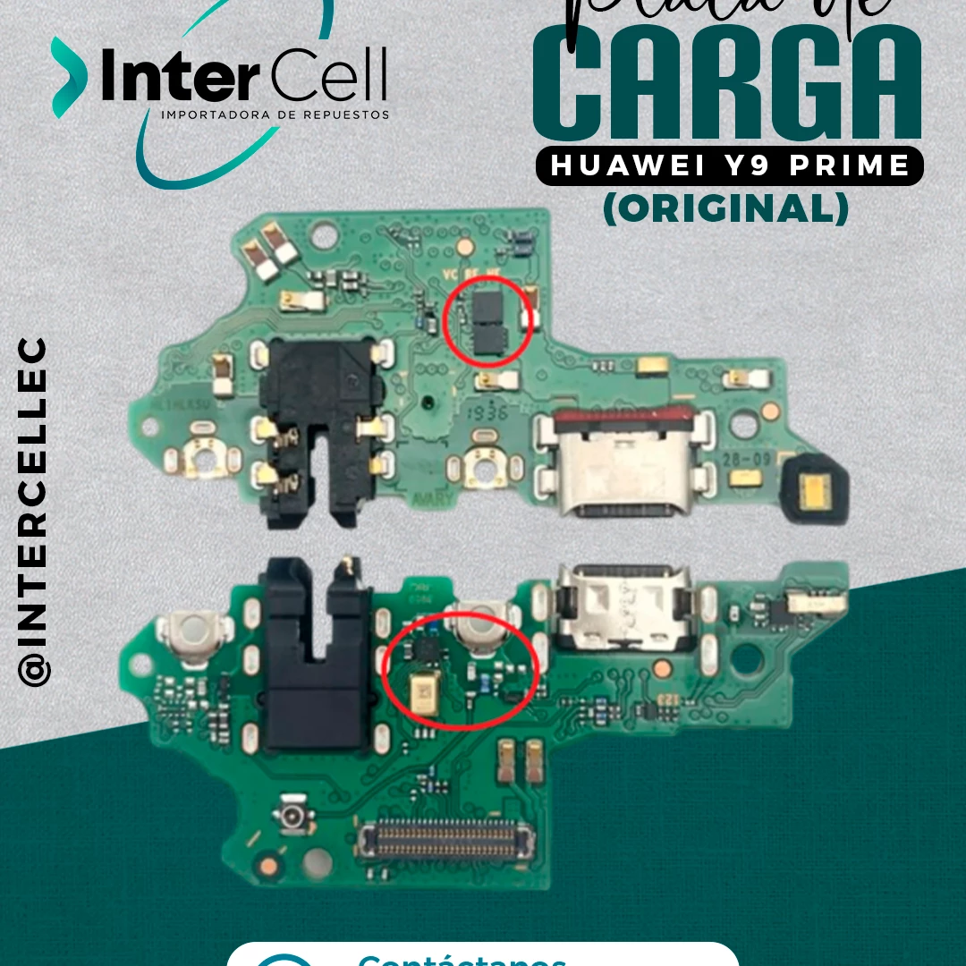 PLACA DE CARGA HUAWEI Y9 PRIME (ORIGINAL)