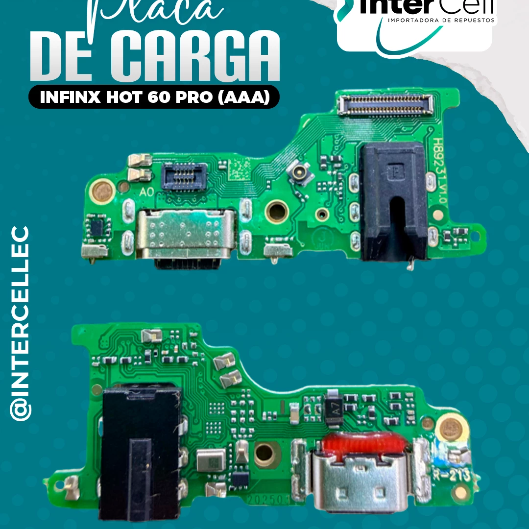 PLACA DE CARGA INFINIX HOT 60 PRO (AAA+)