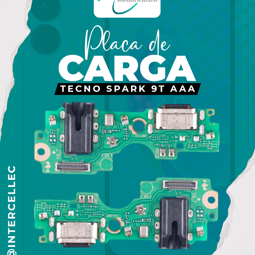 PLACA DE CARGA TECNO SPARK 9T (AAA)