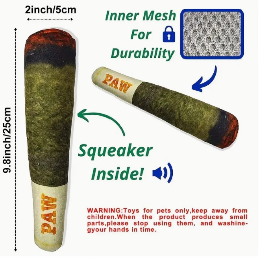 Cigarro Peluche para mascota