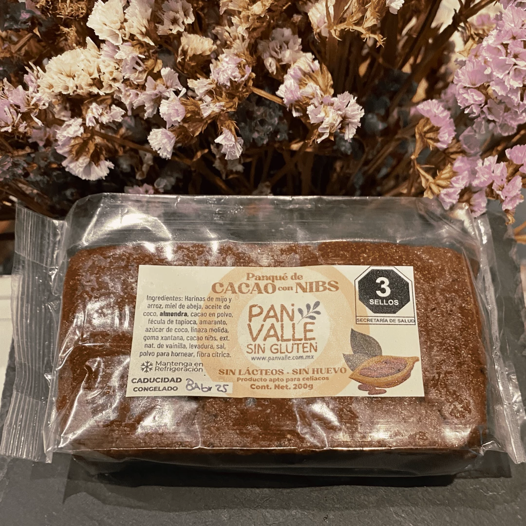 Panqué dulce 200g: plátano o cacao