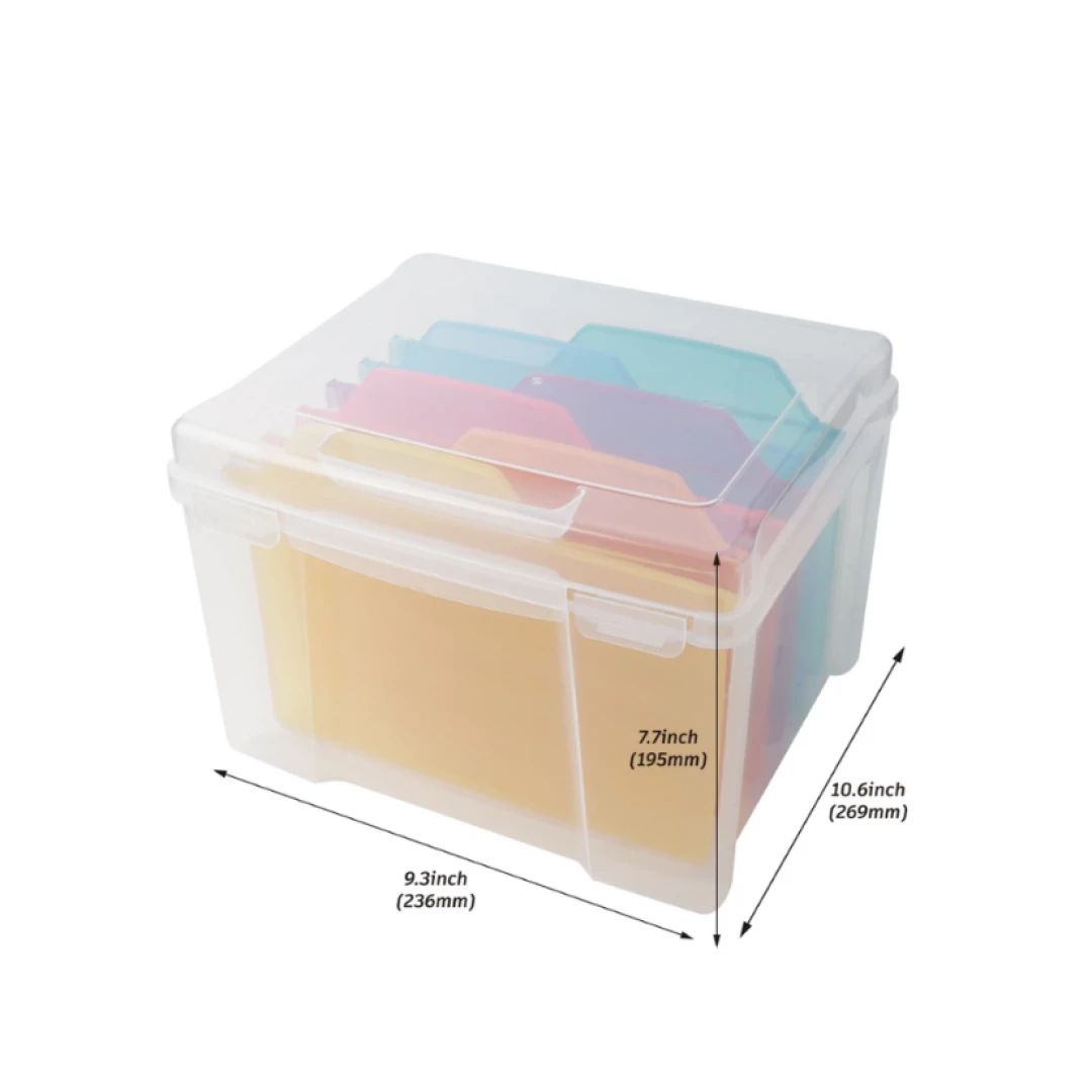 Caja scrapbook 6 divisiones