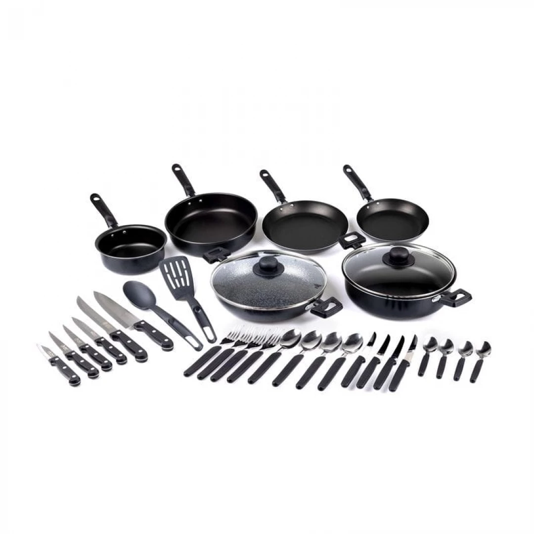 Bateria Ekco 32 piezas negro