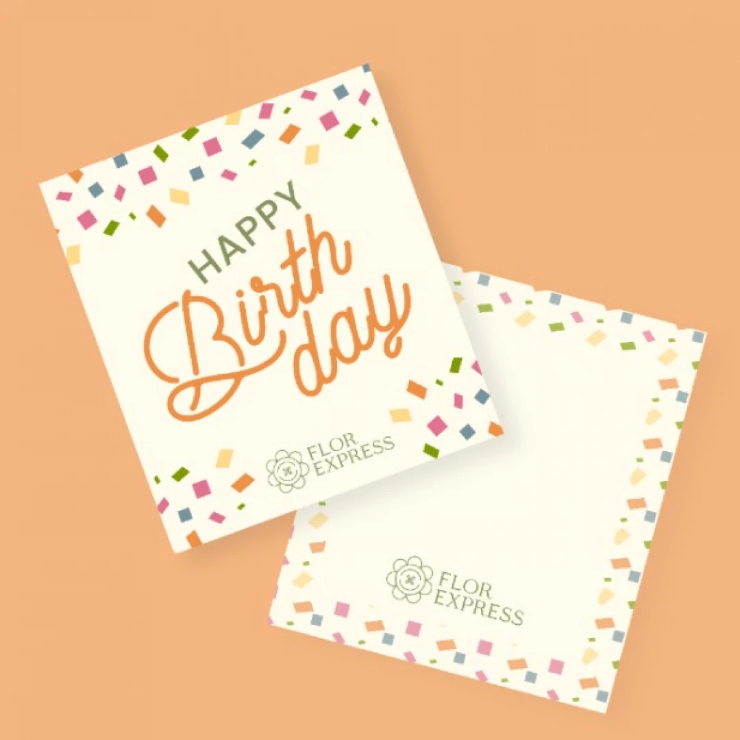 Tarjeta "Happy Birthday"