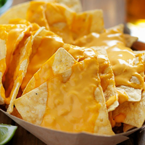 Nachos con queso