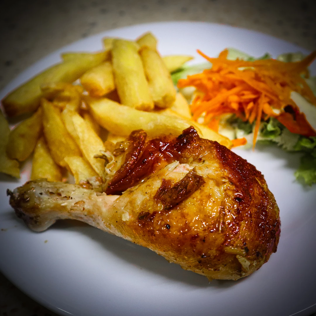 1/8 de pollo a la brasa