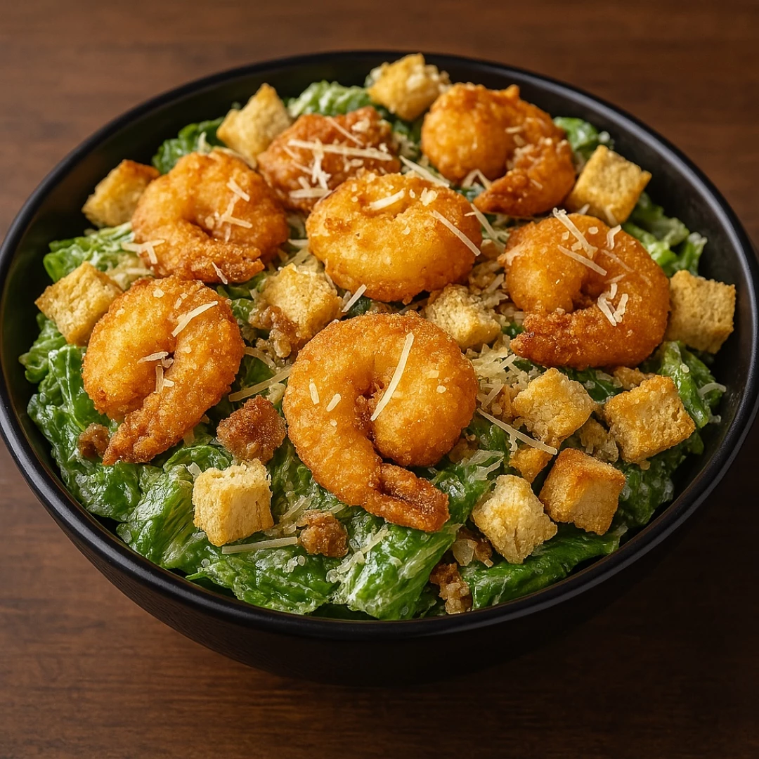 Ensalada Cesar Camarones
