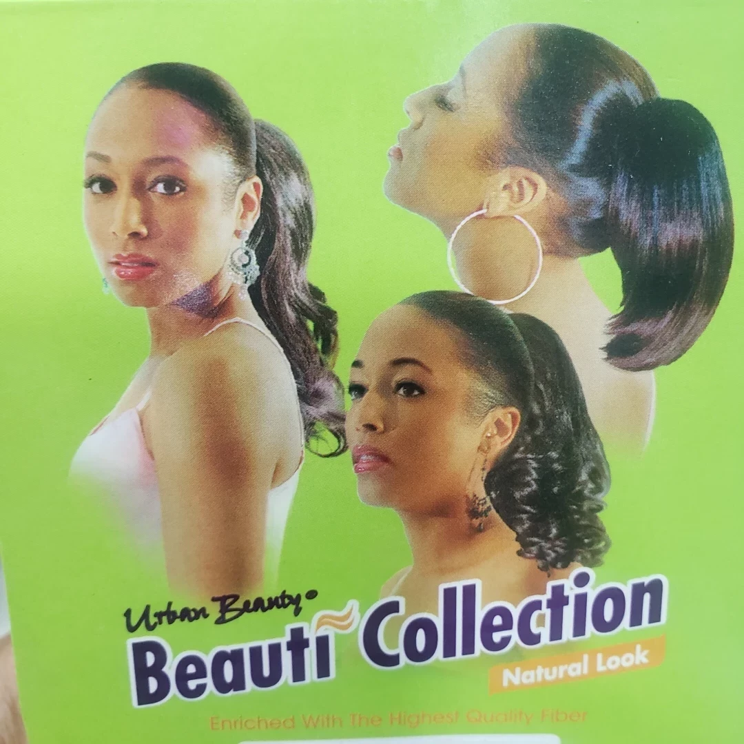 MOÑOS BEAUTI COLLECTION CABELLO SINTETICO # 1 NEGRO INTENSO